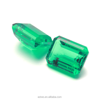 ASTWO Diamants de laboratoire émeraude colombienne 1-12 carats, formes variées, certifiés par un tiers, pierres en vrac en gros