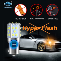 Luz de coche 1156 3157 12V 24V bombilla LED Canbus señal de giro luz de freno 7440 sistema de iluminación automático