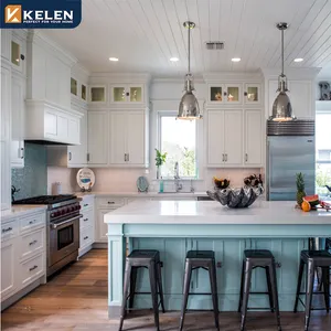 Kelen-coctelera de madera personalizada, mueble de cocina con diseño de isla, precio moderno, blanco, 2022