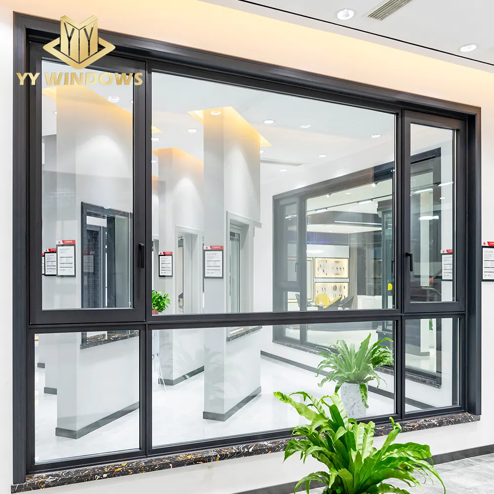 Energy-Saving Luxury Design Aluminium Customized Colors Casement Windows