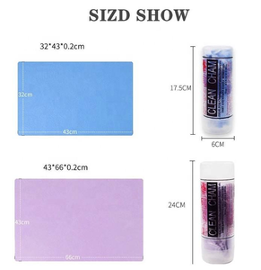 ผ้าเช็ดแห้งเร็ว ชาม ทาวเวล ชามมี่ ผ้าซับน้ำได้ดีเยี่ยม ผ้าทำความสะอาดมหัศจรรย์สำหรับล้างรถ แห้งเร็ว PVA คานีโบ ผ้าถัก - Product Image 2