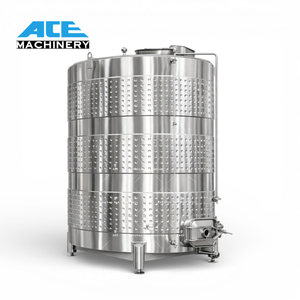 Stainless Steel 304 Jacketed Red Wine Fermentation Tank 1000L 2000L 500L 5000L 3000L 1500L for Sale - Product Image 3
