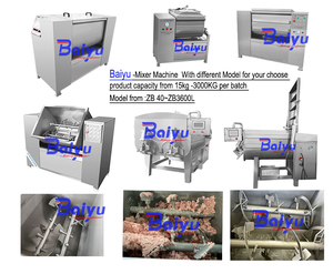 Mezcladora <span class=keywords><strong>de</strong></span> Carne al Vacío Baiyu con Certificación CE para Cocina Central con Refrigeración, Capacidad <span class=keywords><strong>de</strong></span> 1500 kg - Product Image 3