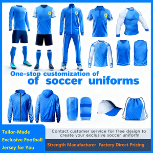 2026 Argentinië hoogwaardige materialen ademende snel drogende officiële voetbalclub shirtsets met geautomatiseerd snijden nieuwe editie - Product Image 4