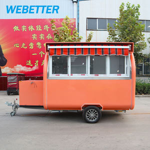 WEBETTER street mini <span class=keywords><strong>remorque</strong></span> alimentaire mobile petit chariot <span class=keywords><strong>de</strong></span> restauration rapide mobile pour café et glace à vendre - Product Image 2
