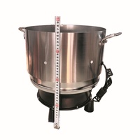 Machine de refroidissement pour grains de café 2500g, refroidisseur en acier inoxydable avec plaque de refroidissement et radiateur filtrant