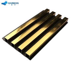 WPC gepolstert eingebautes Gold moderne Wandplatten