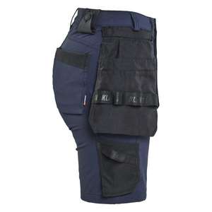 BLAKLADER - 712416458699C34 Women’s Craftsman <b>shorts</b> 4-way <b>stretch</b> Dark navy/Black - EAN 7330509922408 <b>WORK</b> TROUSERS <b>WORK</b> <b>SHORTS</b> - Product Image 4