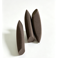 Crayon de contour bronzant, éponge de maquillage pour les doigts, outil de beauté écologique en PU pour l'application de fond de teint