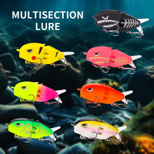 Novo Modelo <span class=keywords><strong>Lure</strong></span> Insect Bait 6cm Lento Afundando Multisection Articulado Água Doce Artificial Iscas De Pesca para Baixo - Product Image 2