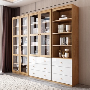 Armario <span class=keywords><strong>de</strong></span> estudio moderno, mueble <span class=keywords><strong>de</strong></span> Combinación libre, estantería <span class=keywords><strong>de</strong></span> casa, librería <span class=keywords><strong>de</strong></span> madera - Product Image 5