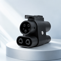 Adaptateur EV CCS2 vers CCS1 AC/DC, charge rapide DC 250A et charge AC 80A, connecteur EV résistant aux intempéries IP54