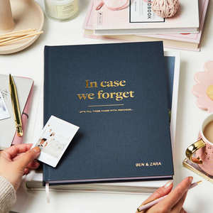 LABON Luxury Thick Hardcover Cover Personal isiertes Forget <span class=keywords><strong>Memory</strong></span> Notebook Designed Capture Moment Journal - Product Image 2