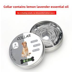 Grosir dapat diatur Formula alami meringankan kecemasan tahan air bahan silikon pembersihan ulat eksternal kerah menenangkan hewan peliharaan aman - Product Image 4