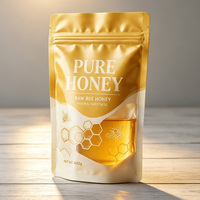 Sachets refermables personnalisés de haute qualité avec logo imprimé, de qualité alimentaire, avec fenêtre transparente, pour le stockage et l'emballage des aliments