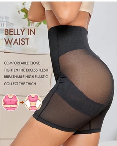 Pantaloncini Modellanti a Vita Alta da Donna con Controllo Pancia, Compressione Incrociata, Effetto Sollevamento Glutei e Imbottitura sui Fianchi - Product Image 6