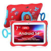 Tablette pour enfants de 7 pouces avec application éducative préinstallée MTK, 2 Go de RAM, 16 Go de stockage, tablette PC pour enfants