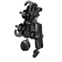 Support de téléphone antivol antichoc en alliage pour moto et vélo avec fixation pour caméra d'action pour la navigation tout-terrain