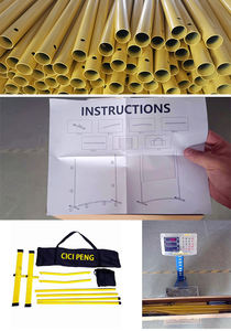 Portatile <span class=keywords><strong>Mini</strong></span> <span class=keywords><strong>Pickleball</strong></span> pratica rete 4*3 ft regolabile altezza Set up rapido Design leggero e resistente - Product Image 5