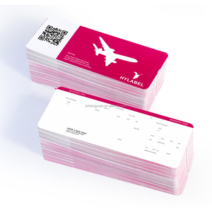 บัตรผ่านขึ้นเครื่องแบบกำหนดเอง บัตรกระดาษเคลือบความร้อน <span class=keywords><strong>ตั๋ว</strong></span><span class=keywords><strong>เครื่องบิน</strong></span> บัตรผ่านขึ้นเครื่องสายการบิน <span class=keywords><strong>ตั๋ว</strong></span><span class=keywords><strong>เครื่องบิน</strong></span>กระดาษ - Product Image 1
