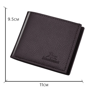 Cartera Corta de Cuero PU <span class=keywords><strong>para</strong></span> Hombre, Estilo Juvenil, Multifuncional, Delgada, Nueva, con Cierre de Cremallera, Tarjetero <span class=keywords><strong>al</strong></span> <span class=keywords><strong>por</strong></span> <span class=keywords><strong>Mayor</strong></span> - Product Image 2