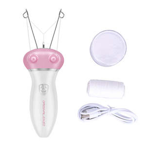 Depiladora Eléctrica Recargable USB para Mujer, Depiladora de <span class=keywords><strong>Hilo</strong></span> de Algodón para Rostro y Piernas - Product Image 3
