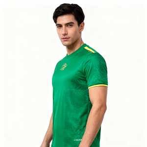 25/26 可定制墨西哥风格足球球衣 - 经典红绿白阿兹特克风格球迷套装 - Product Image 4