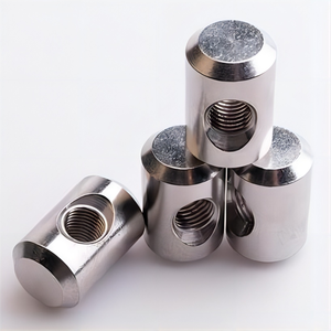 Tùy chỉnh thép không gỉ SS304 Đầu phẳng M10 không chuẩn Thùng Nut chéo chốt Nut WHIT <span class=keywords><strong>CNC</strong></span> gia công - Product Image 1
