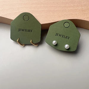 Personal Design Personale Carta di Carta con il logo di Stampa per la Collana di Oecchino di Visualizzazione di Carta con Die Taglio di Gioielli di <span class=keywords><strong>Display</strong></span> - Product Image 4