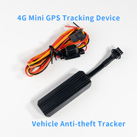Mini Rastreador GPS 4G Pequeño, Dispositivo de Rastreo Antirrobo para Vehículos, Localizador de Flota para Autos y Motos