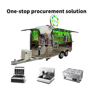 Remorque OEM BBQ Burger Vintage Food Trailer Camping Chariot de haute qualité Mobile Bar Custom Équipement complet - Product Image 3