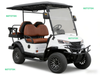 Carrito de golf eléctrico de 4 plazas, perfecto para el traslado en campos de golf y el ocio en campamentos. Precios con descuento para caminos no públicos.