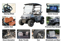 Vehículo de Golf Premium para 6 Pasajeros con Color de Carrocería Personalizable, Configuración Personalizable y Espacio de Almacenamiento Adicional en la Caja de Carga