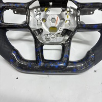 Volant en fibre de carbone forgée personnalisé pour Ford Mustang S650 GT 2024 2025, accessoires de voiture