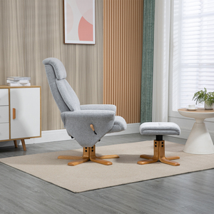 <span class=keywords><strong>Silla</strong></span> de <span class=keywords><strong>Oficina</strong></span> Ejecutiva Ergonómica Moderna y Contemporánea con Reposapiés con Masaje, Base de Acero y Ajuste Manual - Product Image 3