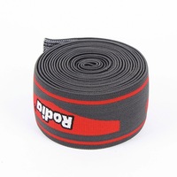 Bande élastique personnalisée en nylon/polyester à motif chevrons imprimé jacquard pour sous-vêtements et vêtements