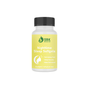 Pastillas de Melatonina para el Apoyo del Sueño, Ayuda para Dormir por la Noche, Cápsulas Blandas de Melatonina para Adultos, Permanecer Dormido por Más Tiempo, Conciliar el Sueño - Product Image 1