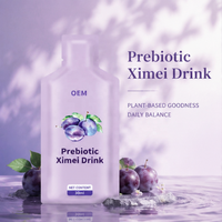 Complément alimentaire liquide prébiotique Dio OEM/ODM avec extrait de prune, fibres alimentaires, 30 ml, boisson fruitée saine pour l'intestin