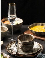Vaisselle japonaise rétro style européen, service de Restaurant, maison