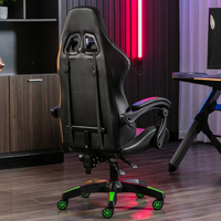 Chaise de bureau exécutive Youhan YH-790 Esports, pivotante, réglable en hauteur, inclinable, dossier en cuir et maille, minimaliste, pour atelier et hôtel