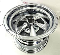 عجلات مصنعة حسب الطلب من قطعتين أو ثلاث قطع، مقاس 20 و22 و24 و26 بوصة، 5x114.3 5x120 6x139.7 5x127، جنوط مقعرة ذهبية مصقولة لسيارات فيراري C8