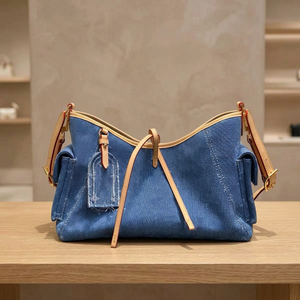 Sac à bandoulière vintage en cuir véritable fait main pour femme Golden Bridge, avec sangle réglable, fermeture éclair, grande capacité - Product Image 2