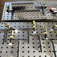 Table de soudage modulaire Premium D16 avec accessoires de fixation pour la fabrication lourde