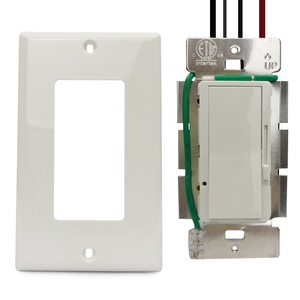 Single Pole 3-Way Slide <strong>Dimmer</strong> <strong>Switch</strong> 0-10V Dimming LED Incandescent CFL Wall Mounting Controller PC Residential Commercial - Product Image 4