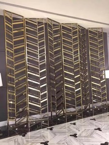 Trung Quốc sang trọng duy nhất lớn bảng điều khiển phòng phân vùng Divider khối trượt phòng di động màn hình Divider đồ nội thất - Product Image 3