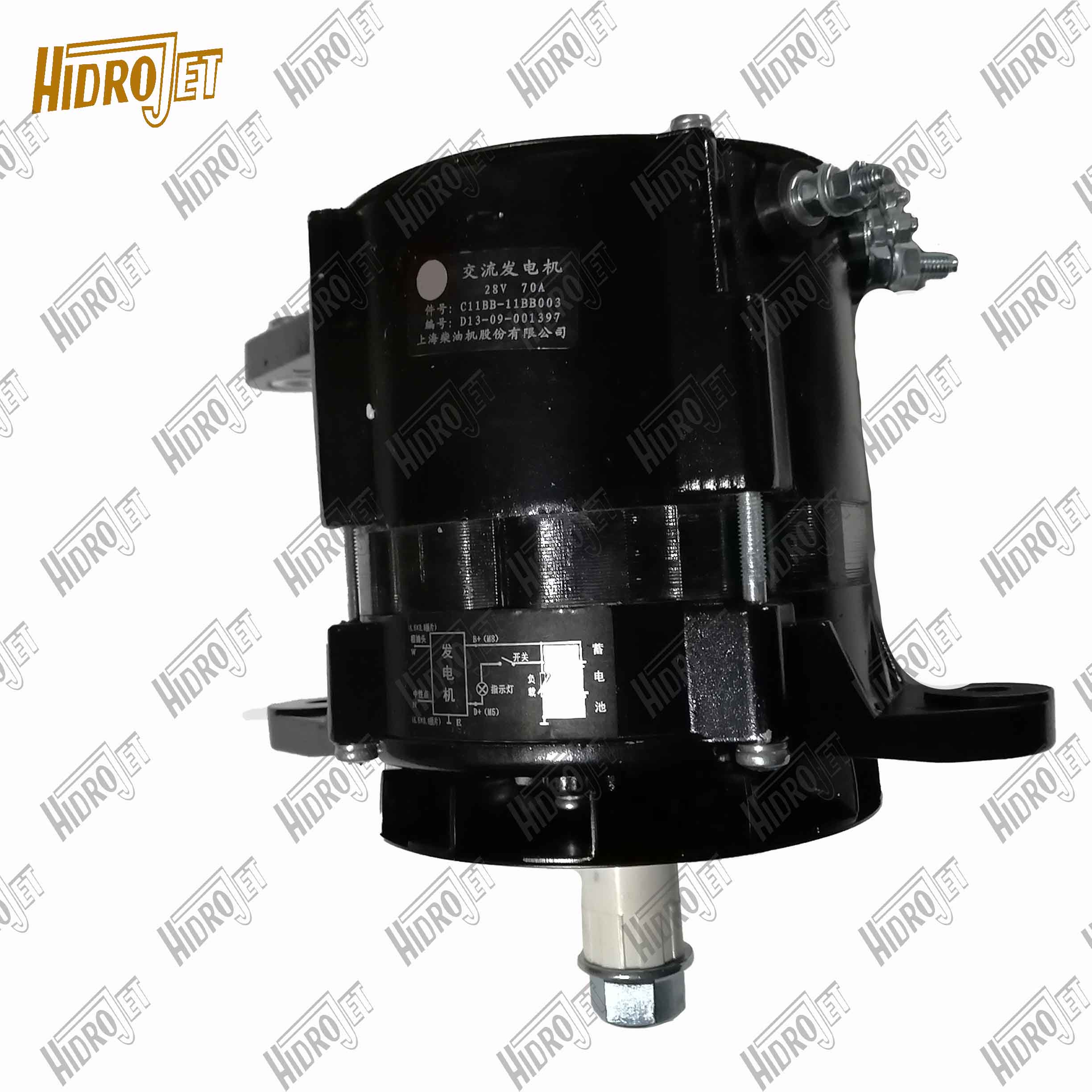 Дизельный генератор 28V 70A для ZL50GN ZL50 грузовики генератор C11BB-11BB003 + A