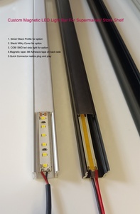 小売店の棚のためのカスタムLEDプロファイルライトプラグアンドプレイ照明ソリューション - Product Image 3