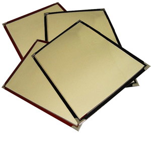 Cafe nhanh <span class=keywords><strong>menu</strong></span> bìa 11x8.5 "đôi 4-views phẳng từ Yimi PU + PVC cà phê & nhà hàng sử dụng - Product Image 5