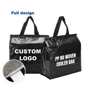 Échantillon Gratuit, Vente Chaude, Sac Isotherme Personnalisé avec Logo Imprimé, en Non-Tissé, pour Pique-Nique et Déjeuner, avec Mousse EPE et Feuille d'Aluminium - Product Image 6