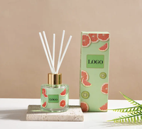 Parfum d'Ambiance 50 ml Flacon en Verre Tendance, Senteur Fruitée, Huile Essentielle pour Kits Diffuseurs à Bâtonnets